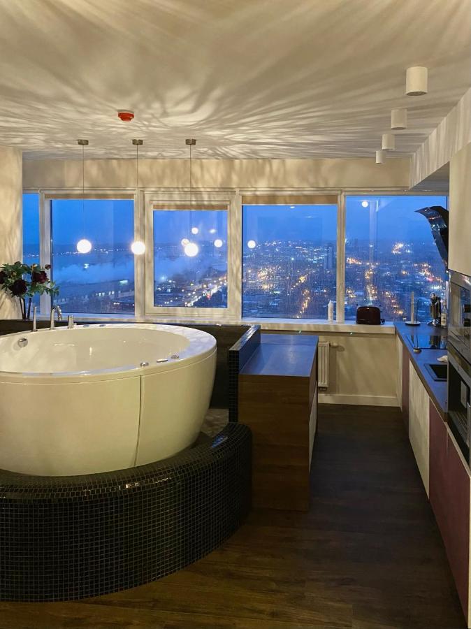 Sky Flat Jacuzzi 27 Floor Apartment Klaipėda Exterior foto